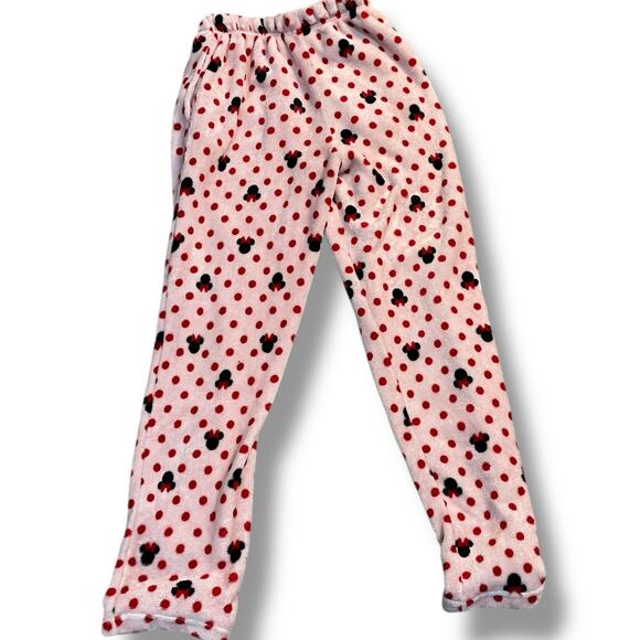 Disney Macys Sz Small Pajama Pants Minnie Mouse Lounge Sleep Fleece Pockets - Picture 11 of 15